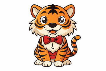 Adorable and colorful cute animal vector illustration perfect for children's books, nursery decor, educational materials, stickers, greeting cards, and cartoon-themed designs. Features charming animal