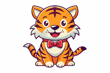 Adorable and colorful cute animal vector illustration perfect for children's books, nursery decor, educational materials, stickers, greeting cards, and cartoon-themed designs. Features charming animal