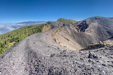 Crater Trekking in Volcanic Landscape