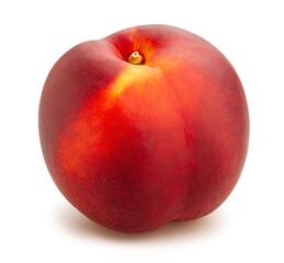 nectarine path isolated on white