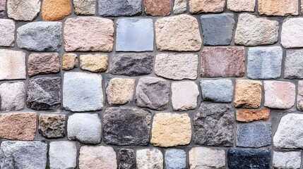 Rustic Stone Wall Texture Background Image