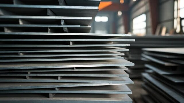 steel plates of considerable thickness