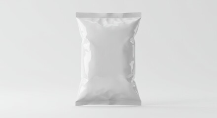 Photorealistic Minimalist Potato Chip Bag Mockup