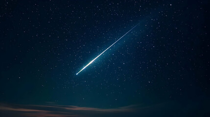 Night Sky With Shooting Star