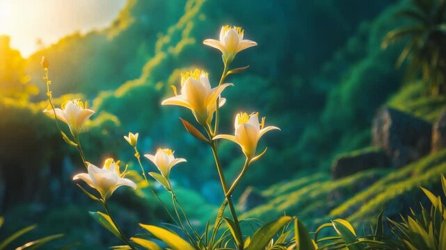 Asoka flowers eager to bloom are located on the island of Java