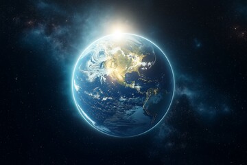 Earth Day Earth view from space