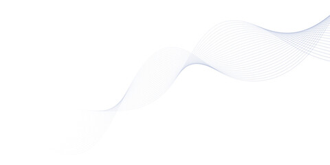 abstract purple wave line background on white background.	