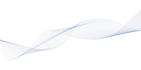 abstract purple wave line background on white background.	