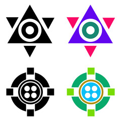 Modern Symbol Icon Logo Design, Minimalist Vector Art Illustrations