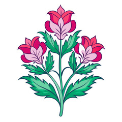  Elegant Acanthus Bouquet Flower Design Illustration