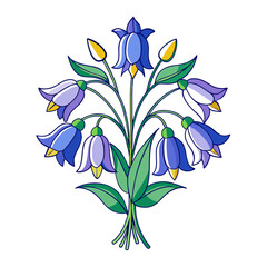 Elegant Bellflower Bouquet Flower Design