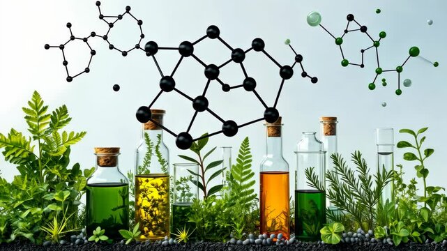 Botanical Extracts and Molecular Structures: A Visual Representation of Phytochemistry