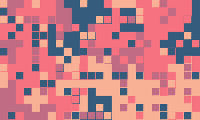 Abstract pixel art background.  Warm, muted tones create a calming yet dynamic visual. Perfect for website design, presentations, or as a textured overlay.