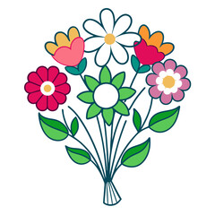  Vibrant Child's Play Flower Bouquet Design