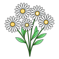  Lovely Daisy Bouquet Flower Design