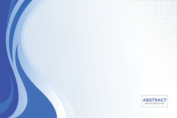Blue background with shape or backdrop abstract design for wallpaper