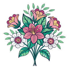  Elegant Exotic Blossom Bouquet of Flowers