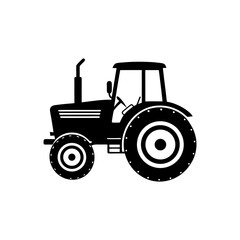 Tractor Silhouette vector illustration