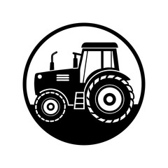 Tractor Silhouette vector illustration