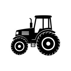 Tractor Silhouette vector illustration