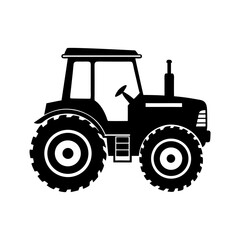 Tractor Silhouette vector illustration