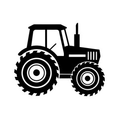 Tractor Silhouette vector illustration