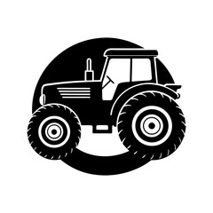 Tractor Silhouette vector illustration