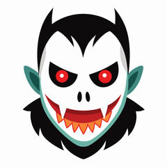Halloween masks isolated on white