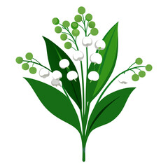  Delicate Lily of the Valley Floral Art