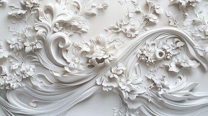 Stunning gold floral art sculpture blending modern abstract design aesthetics