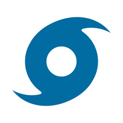 Hurricane, clipart, isolated on white background