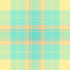 Tiny seamless texture check, japanese pattern plaid tartan. Repeatable patterns textile background vector fabric in mint and yellow colors.