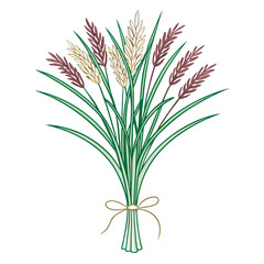  Lovely Monkey Grass Bouquet Floral Design