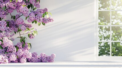 Lilac bloom as a symbol of peace, emotional balance and soft awakening.