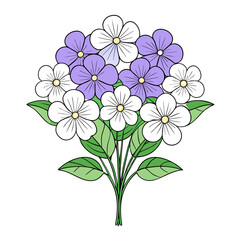  Elegant Periwinkle Flower Bouquet Design