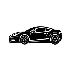 Sports Car Silhouette vector illustration