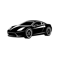 Sports Car Silhouette vector illustration