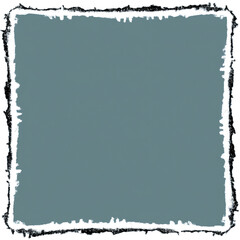 Grunge with Rough Textured Edges on Transparent Background