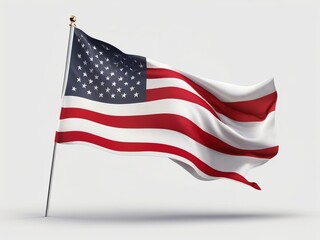 Fototapeta premium 4th July independence day and USA national flag