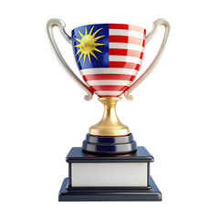 gold trophy cup isolated
