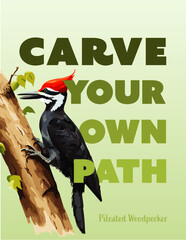 Woodpecker Motivational Poster