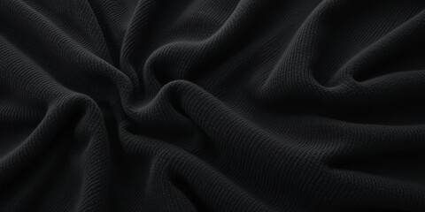 Obraz premium Abstract Draped Dark Fabric Texture