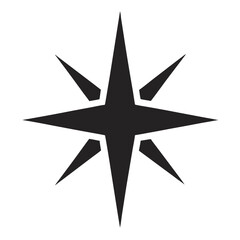 Obraz premium Festive Star of Bethlehem Clipart