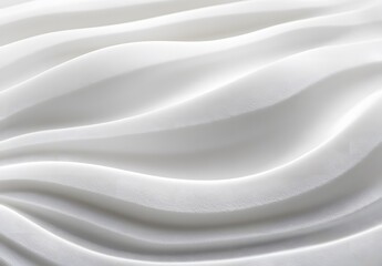 Obraz premium Abstract White Wave Texture Background Seamless Pattern Design