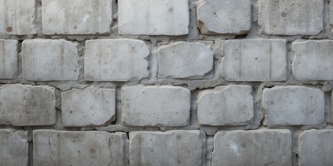 Fototapeta premium Grey Concrete Block Wall Texture