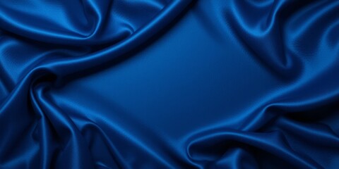 Obraz premium Deep Blue Silk Drape