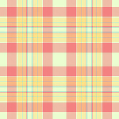 Pastel plaid pattern.  Soft, cheerful colors evoke feelings of warmth and comfort. Perfect for textiles, stationery, websites, or any project needing a gentle, stylish background.