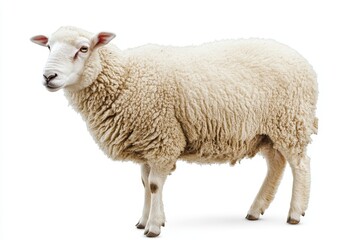 Fototapeta premium sheep isolated on white
