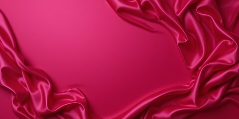 Obraz premium Crimson Silk Drape