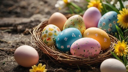 Warm Easter Monday Interior with Traditional Holiday Decor 19